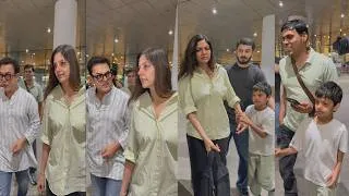 Thumbnail: Aamir Khan's big Fights with Gauri Spratt after Honeymoon for her 13year old Son at Airport!😱