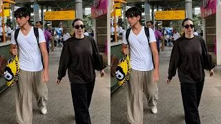 Thumbnail: Karisma Kapoor's Son Kiaan Kapoor got angry😱with Karishma Kapoor and Refuses To Walk With Her!