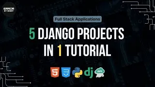 Thumbnail: Django Mastery : Build 5 Websites in 5 Hours | Beginner to Advanced Tutorial