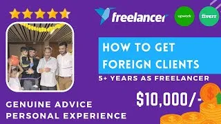 Thumbnail: Top 10 tips for freelancing | How to get the projects? | Live Demo