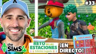 Thumbnail: ¡¿Enamorada de una CALABAZA?! ☀️ RETO de las ESTACIONES Legado LIVE 🏘️ Ep. 33 | Los Sims 4