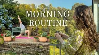 Thumbnail: MORNING ROUTINE | Cosy & productive summer morning routine at home in the English countryside