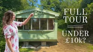Thumbnail: HOME TOUR l We bought a static caravan in the woods