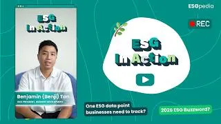 Thumbnail: ESG In Action: Quick-Fire Q&A with ESGpedia Business Development Vice President, Benjamin Tan 🌱💡