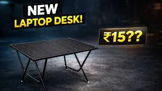 Thumbnail: I Bought the BEST Study Table for Just ₹1500?! (This Laptop Desk Shocked Me!)
