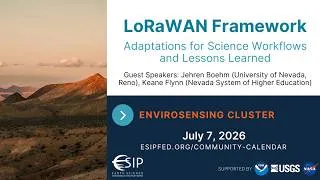 Thumbnail: LoRaWAN Framework Adaptations for Science Workflows