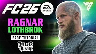 Thumbnail: Ragnar Lothbrok face tutorial creation EA FC 26 clubs and career mod.
