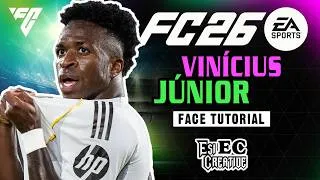 Thumbnail: Vinícius júnior face tutorial creation EA FC 26 clubs and career mod.