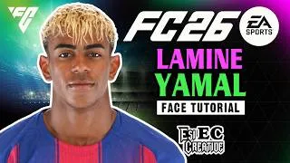 Thumbnail: Lamine Yamal face tutorial creation EA FC 26 clubs and career mod.