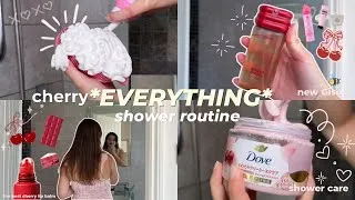 Thumbnail: Cherry Everything Shower Routine | The Ultimate Cherry Fragrance Layering & Body Care Routine🍒