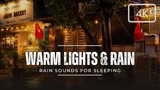 Thumbnail: 4K Cozy Rainy Bakery Night ☔ Relaxing Rain Sounds & Warm Lights | NO ADS