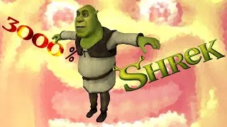 Thumbnail: Shrek at 3000% speed except when they say "Shrek"