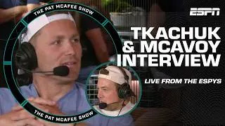 Thumbnail: Matthew Tkachuk & Charlie McAvoy on life after WINNING GOLD at the Olympics! 🏅 | The Pat McAfee Show