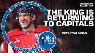 Thumbnail: 🚨 Alex Ovechkin's BACK for a 22nd NHL season after re-signing with Capitals 🚨 | The Rich Eisen Show