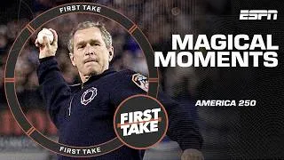 Thumbnail: America 250: Mike Piazza's unifying home run & George W. Bush's meaningful first pitch | First Take
