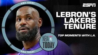 Thumbnail: LeBron James' top Lakers moments 💜💛 | NBA Today