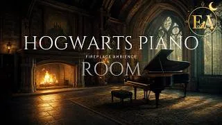 Thumbnail: Hogwarts Piano Room 🎹 | Cozy Fireplace Ambience