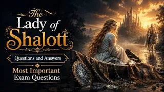 Thumbnail: The Lady of Shalott Questions and Answers | Most Important Exam Questions