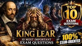 Thumbnail: King Lear Crash Course | 10 Questions Every Student Must Know