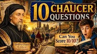 Thumbnail: Geoffrey Chaucer Explained | 10 High-Scoring Questions for Exams