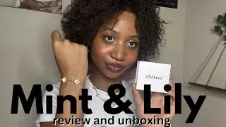 Thumbnail: mint&lily unboxing & review | is it worth the hype? (cost, shipping time, customizations)