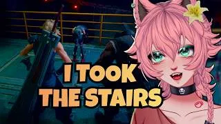 Thumbnail: 59 FLIGHTS OF STAIRS?!! 😱🤣 Final Fantasy 7 REMAKE Reactions! [ Pt. 12 ]