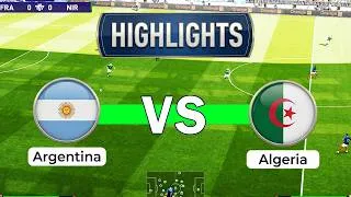 Thumbnail: Argentina vs Algeria highlights the best moments | FIFA World Cup 2026 Simulation