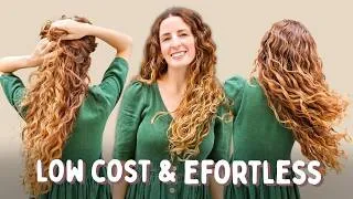 Thumbnail: My Realistic Curly/Wavy Hair Routine (No Fancy Products)