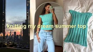 Thumbnail: i moved to nyc and knit my new favorite top!!