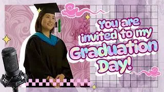 Thumbnail: SUB) [🇵🇭 VLOG] I GRADUATED! But alone... (ft. Pasalubong giveaways at NAIA hahaha)
