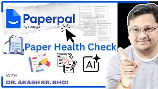 Thumbnail: How to Check Plagiarism, AI Detection, Grammar & References in One Click | Paperpal Tutorial