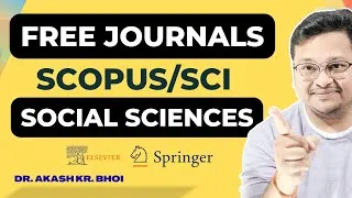 Thumbnail: Free Social Science Journals indexed in SCOPUS and Web of Science  || Hinglish