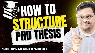 Thumbnail: How to structure a PhD Thesis || Thesis Chapter Structuring || Hindi