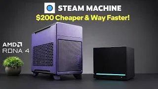 Thumbnail: I Built A Faster Steam Machine For $200 Less!