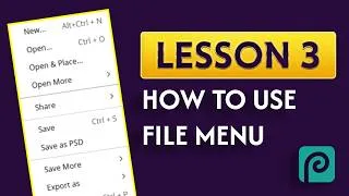 Thumbnail: PhotopeaTutorial 3: How to Use Photopea File Menu