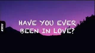Thumbnail: The Ivy - Have You Ever Been In Love? (lyrics)