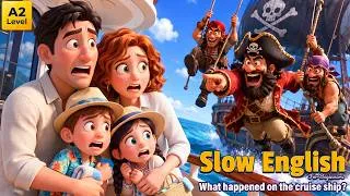 Thumbnail: Jack’s Family Went to the Beach... But They Never Expected THIS! 😲 | Slow English Listening (A2)