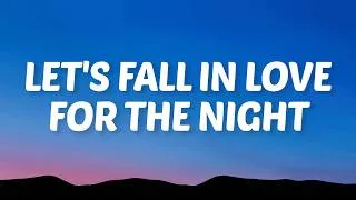 Thumbnail: FINNEAS - Let's Fall in Love for the Night (Lyrics)