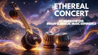 Thumbnail: Ethereal Concert - An Immersive Live Indian Classical Concert | Energetic music for work
