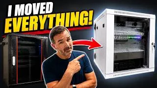 Thumbnail: I Moved EVERYTHING to the UniFi 12U Swing Rack