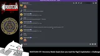 Thumbnail: ROOTCON CTF: Recovery Mode Quals (Can you read the flag?) Exploitation 1 Challenge Solution