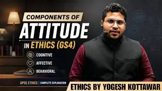 Thumbnail: Components of Attitude Explained | UPSC Ethics GS4