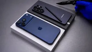 Thumbnail: iPhone 17 Pro Max vs Galaxy S26 Ultra Unboxing and Camera Test! - ASMR