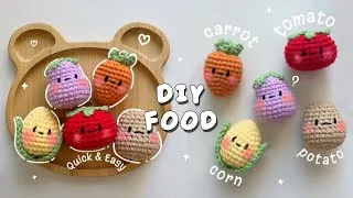 Thumbnail: ♡ How to Crochet Mini Vegetable Keychains| Quick & Easy| Beginner Friendly ♡