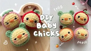 Thumbnail: ♡ Crochet Baby Chicks/Ducks with Hats Tutorial | Beginner Friendly Pattern ♡