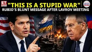 Thumbnail: RUBIO'S SHOCK WARNING! "THIS IS A STUPID WAR" After Lavrov Talks | ET Now | Latest News