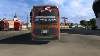 Thumbnail: Driving the Zhongtong Mega Bus_-_Euro Truck Simulator 2