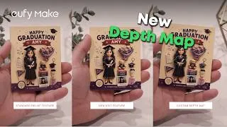 Thumbnail: How to Use eufyMake’s New Depth Map Feature | 3 Texture Modes Compared #eufymake #uvprinting