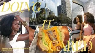 Thumbnail: Fashion Week: what’s the obsession with keeping Dark Skin black women bald?  #vlog #naturalhair