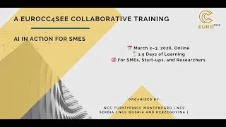 Thumbnail: A EuroCC4SEE Collaborative Training - AI in Action for SMEs - First Day